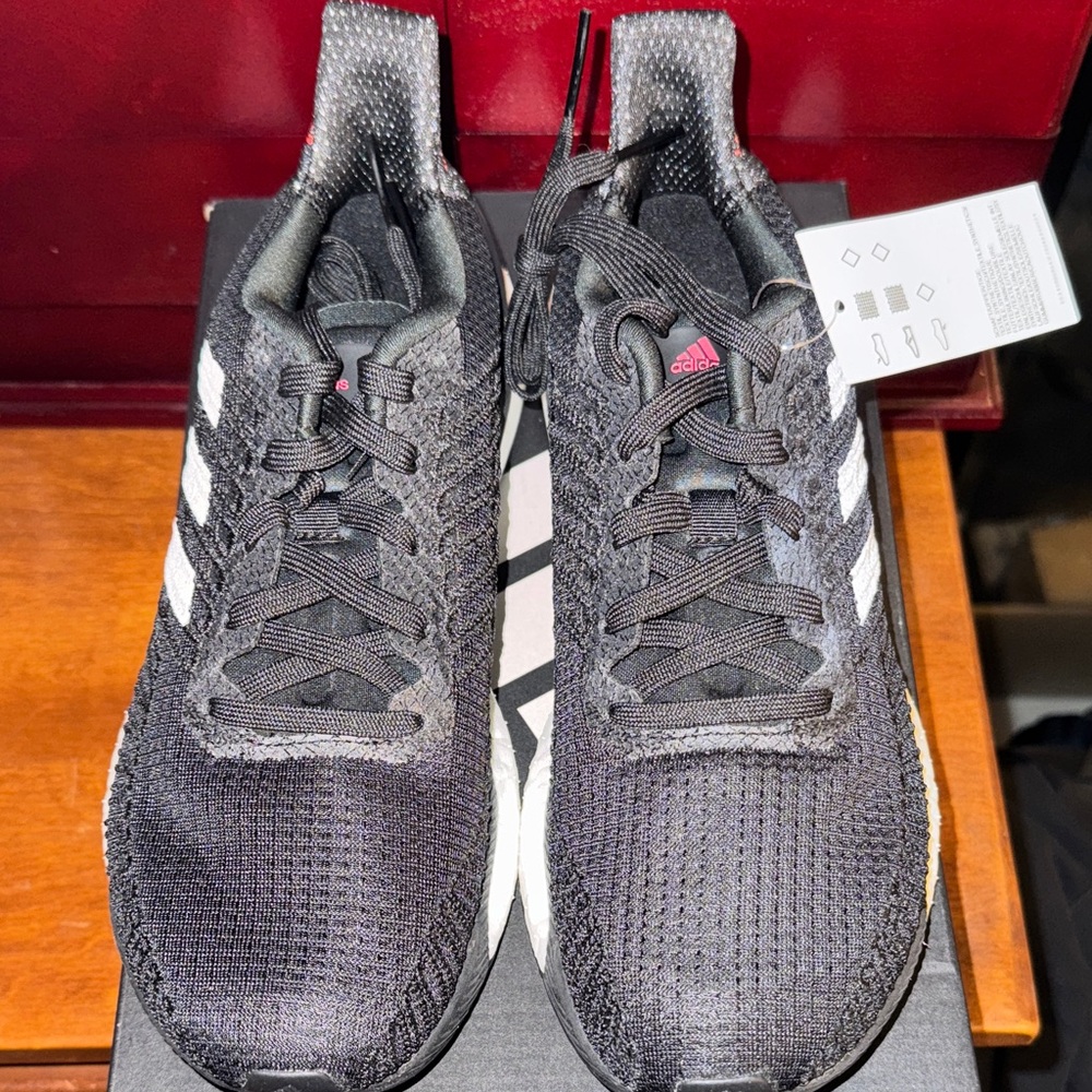 Adidas Women’s Solar Boost Black Sneakers - Picture 2 of 6